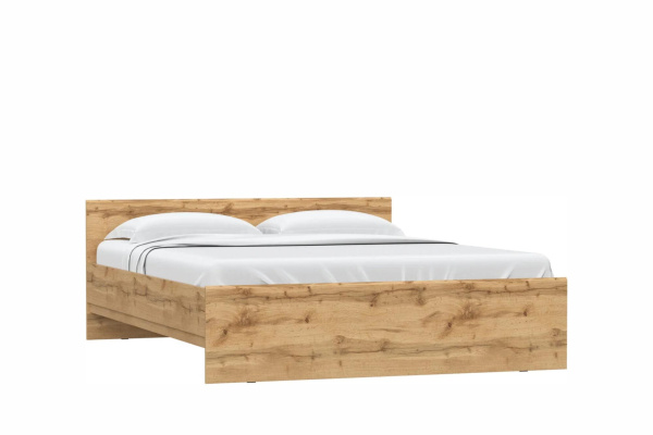 STERN кровать 160х200 Дуб Вотан + Кроватное основание(Ламели на ленте) 1600х2000