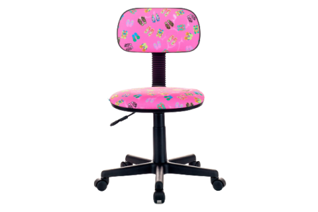 Кресло детское Бюрократ CH-201 NX Ткань розовая сланцы FlipFlop_P 518*125*615