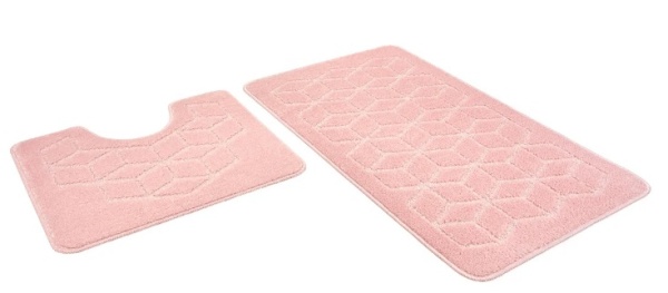 Набор ковриков д/в SHAHINTEX РР  50*80+50*50 фламинго 77