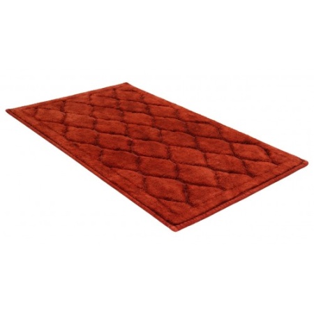 Универсальный хлопковый коврик SHAHINTEX BAMBOO 50х80 кирпичный 51