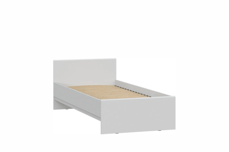 STERN кровать 90х200 Белый + Кроватное основание(Ламели на ленте) 900х2000