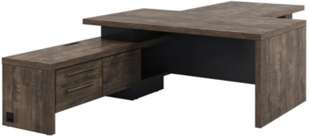 Torston Стол руководителя с брифингом Т-818Л.0000 Дуб Бунратти/Антрацит 1800*3150*750
