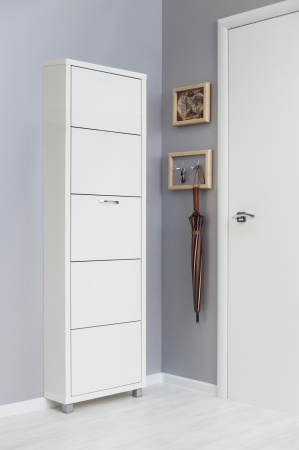 Люкс 5 с. ЛДСП Белый шагрень/Белый шагрень 