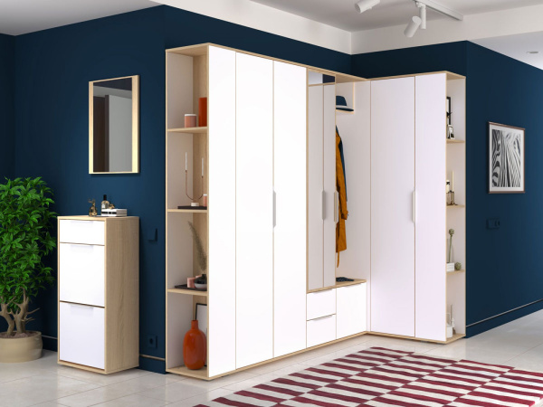 Куба Комод 13.114 (Дуб сонома Белый премиум)