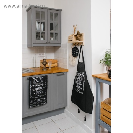 Полотенце кухонное (в ассортименте) 45*75 см КУХНЯ двунитка хлопок 100% (Шеф-повар (0117-31))