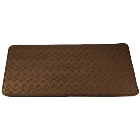SWM-6020-BROWN Коврик д/ванной 60х90см Punto кор, Memory foam, полиэстер