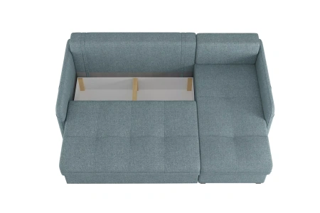 Диван-кровать угловой "SMART" 1 2Т-1Пф / 1Пф-2Т (Sherlock 975)