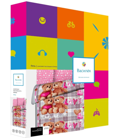 КПБ Василек 17 Тинейджер 203/150 бязь наб 70х70 7075/1