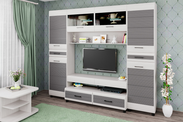 Гостиная "Камелия" Комплектация 4