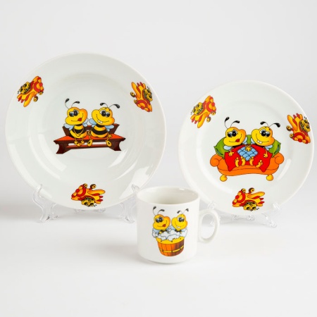 Набор посуды 3 предмета ф.653 Пчёлы