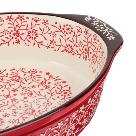 MILLIMI Форма для запекания и сервировки овальная с ручками, 31x20x6см, 826-337