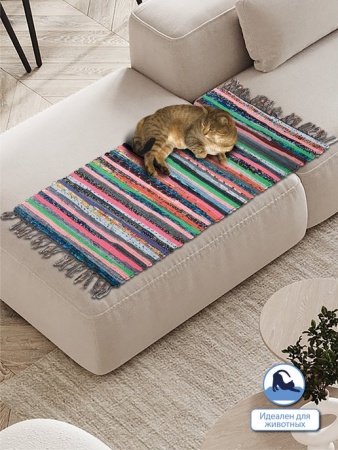 Универсальный хлопковый коврик SHAHINTEX КИЛИМ 55*110