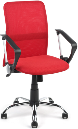Офисное кресло Leo B chrome Leo B РС900 хром Ткань сетка красная 650.00х270.00х850.00