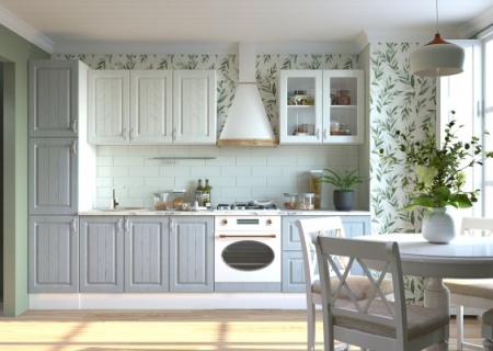 Кухня Принцесса Арктик/Серый 