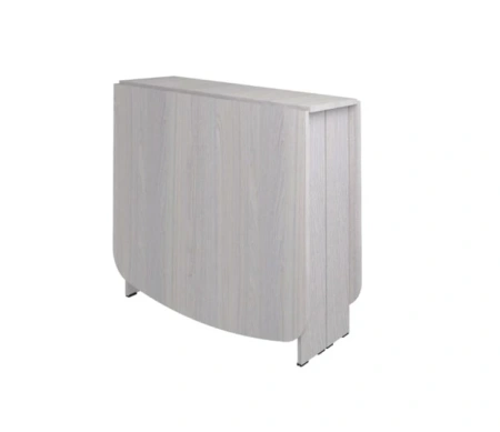 "ОРИГАМИ" Стол-книжка обеденный (КОМПЛЕКТ ИЗДЕЛИЯ) (Ясень Анкор Светлый / опора Серая)