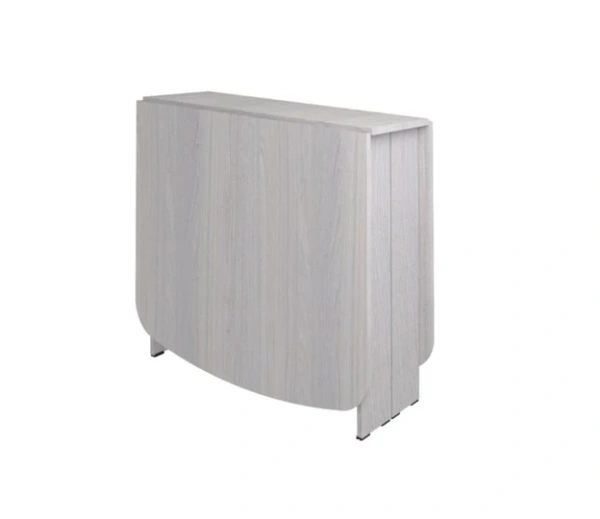 "ОРИГАМИ" Стол-книжка обеденный (КОМПЛЕКТ ИЗДЕЛИЯ) (Ясень Анкор Светлый / опора Серая)