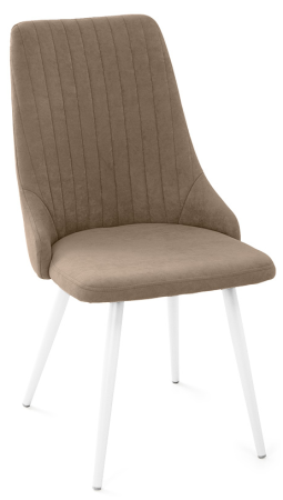 Стул Клэр опора R32 (белый) (Т184-кофе с молоком)
