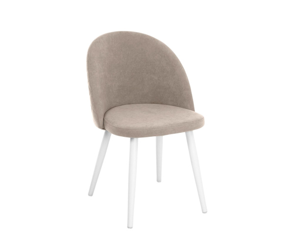 Стул Капри-5 опора R32 (белый) (Т170-бежевый)