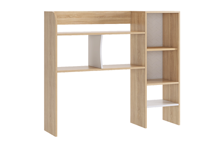 Надстройка 1200 прямая Энерджи (дуб сонома/белый)