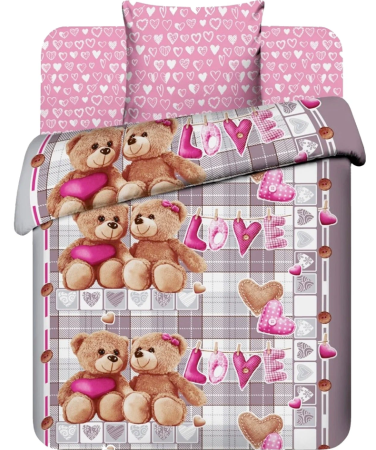 КПБ Василек 17 Тинейджер 203/150 бязь наб 70х70 7075/1