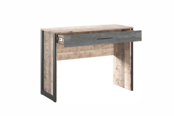 HUGO стол туалетный Дуб Гранж/Железный камень