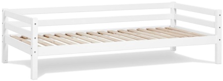 Софа 200*90 см с двойным бортом в сером цвете