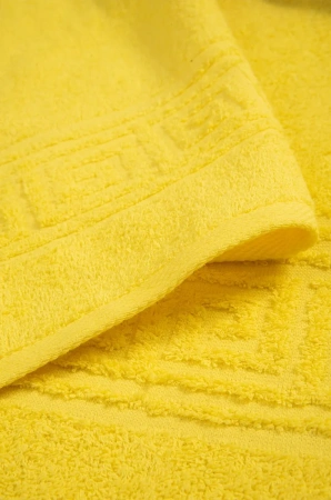 Полотенце махр гл/кр ( 35*70 ) Ж1-3570.2770.350 ( сорт 1, 403) желтый