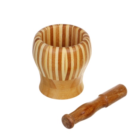 VETTA Ступка с пестиком, 10,5х10,5см, бамбук 884-487