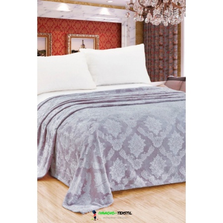 Плед Велсофт 1,5 мод. 964 (СЕРЫЙ)