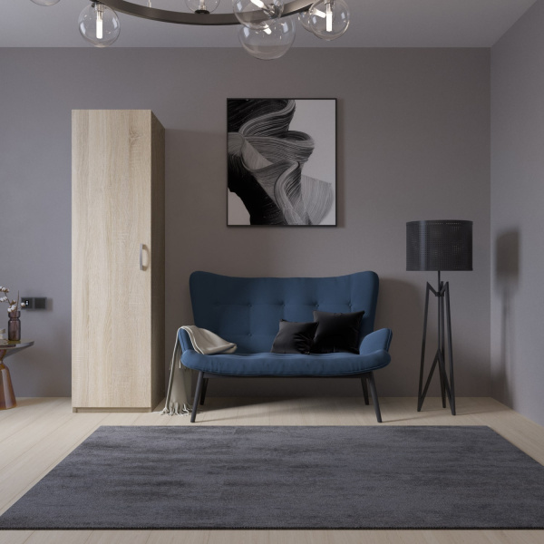 С 5.014 Шкаф 500х1995х540(дуб сонома, Дуб сонома, Лотос 128)