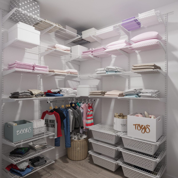   Система для хранения детских вещей белая