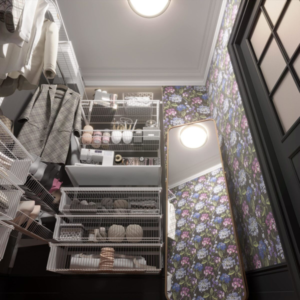 Уютная универсальная гардеробная