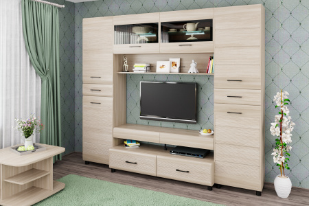 Гостиная "Камелия" Комплектация 4