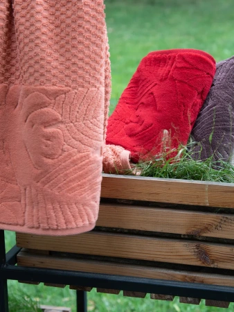 ПЦС-3501-4474 Полотенце 70*130 х/б с-1 Tropical mood цв.19-1761