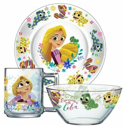 Набор для завтрака РАПУНЦЕЛЬ 3пр 18C2055RAP