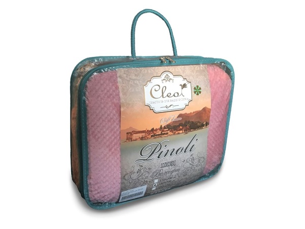 Плед Cleo "PINOLI" велсофт двуспальный 180*200 180/017-PN