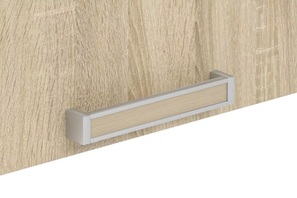 НМ 013.71-01 М Комод ("Фанк", Белый (КМ)/Дуб сонома, Дуб Сонома)