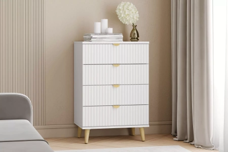 НМ 040.18 Комод ("Дакота", Меренга, Белый)