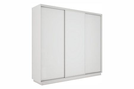 Шкаф купе 240-240 Белый Снег (3 глух)