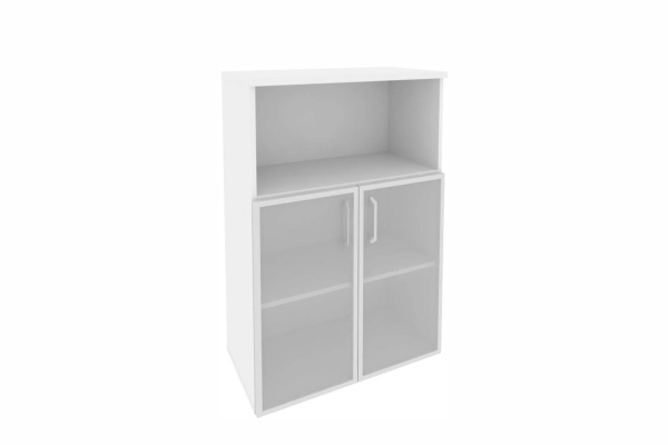 Onix шкаф средний O.ST- 2,2R Белый Бриллиант  800*420*1207