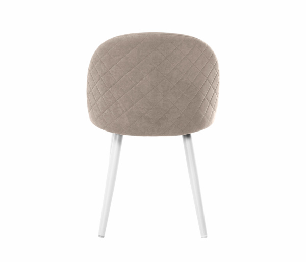 Стул Капри-5 опора R32 (белый) (Т170-бежевый)