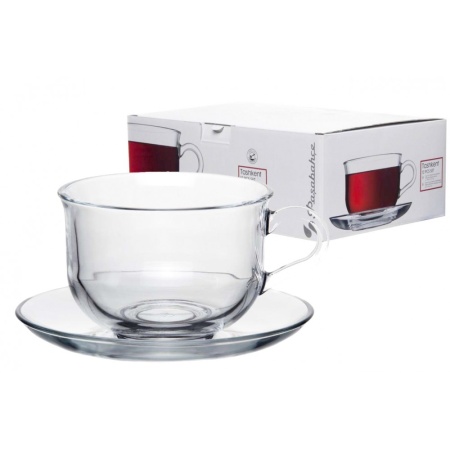 Tashkent" набор чайный 6чаш.+6блюд. 290мл закалённый 96806 TMP										